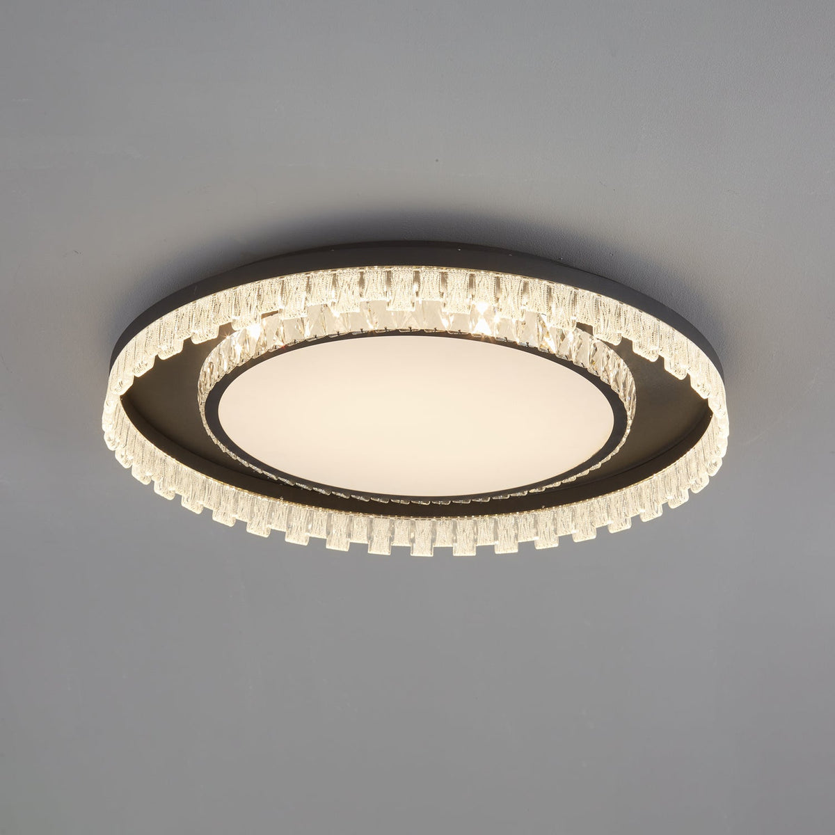 Nythee lámpara de techo moderna minimalista de lujo con cristal