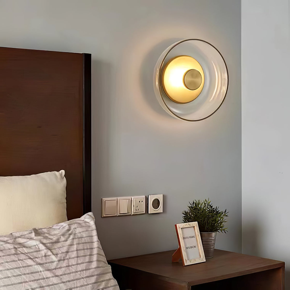Garth Aplique de pared Vidrio Premium Nórdico Arte
