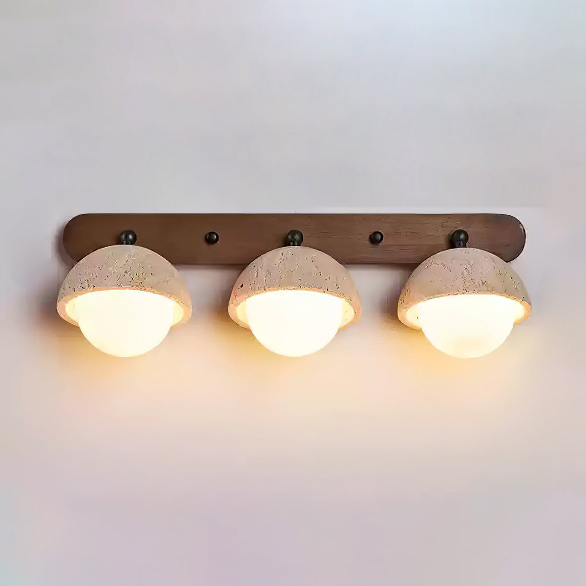 Cavix aplique de pared con acabado en travertino