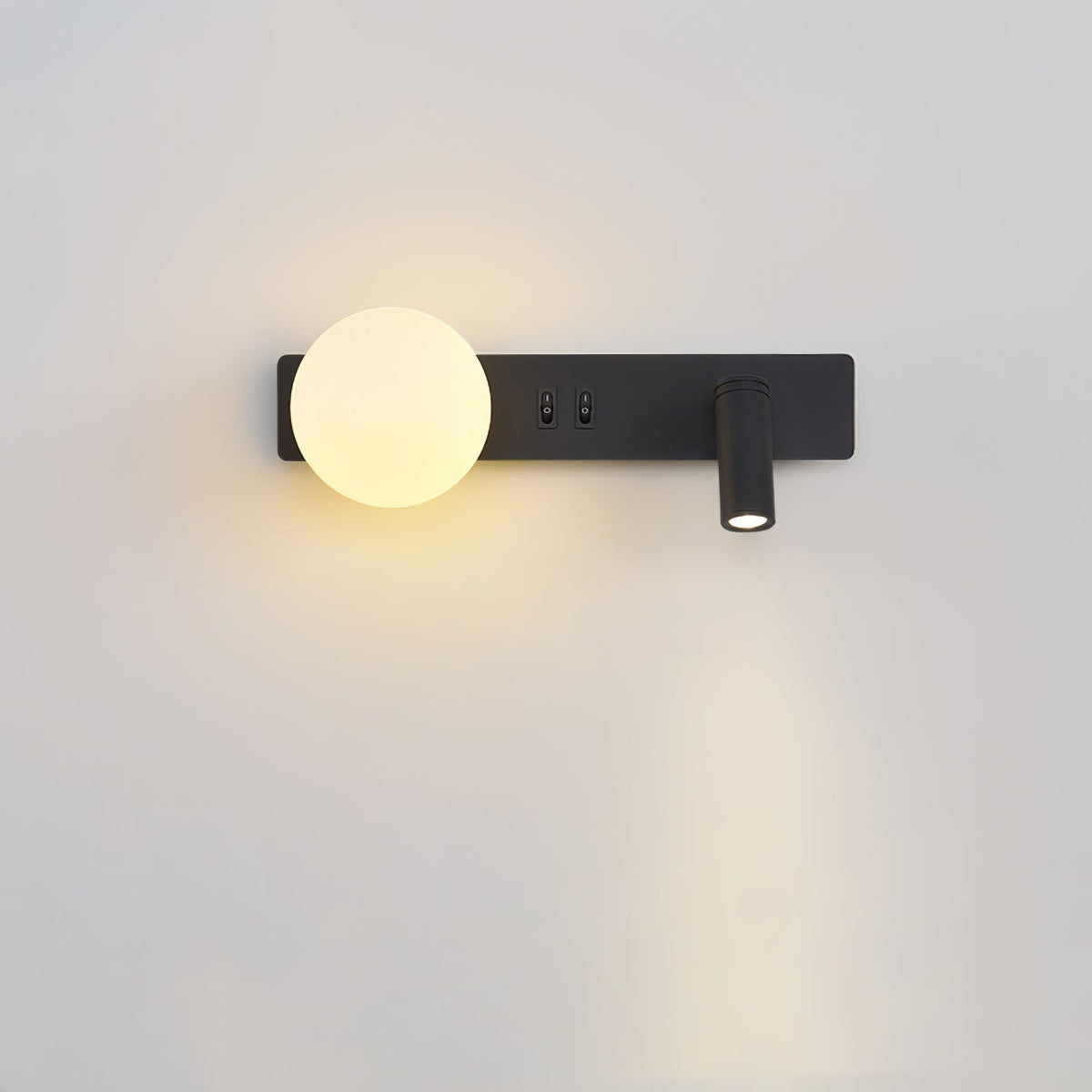 Thalior aplique de pared moderno minimalista delgado de vidrio