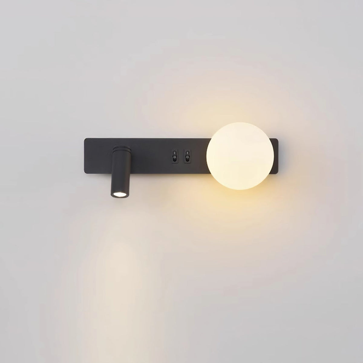 Thalior aplique de pared moderno minimalista delgado de vidrio