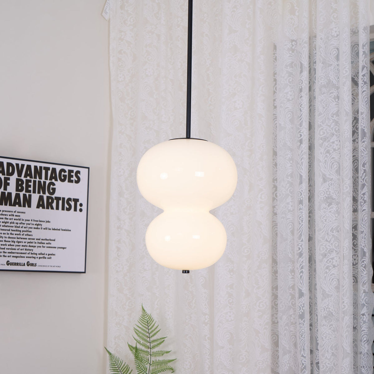 Xalt lámpara colgante minimalista de vidrio