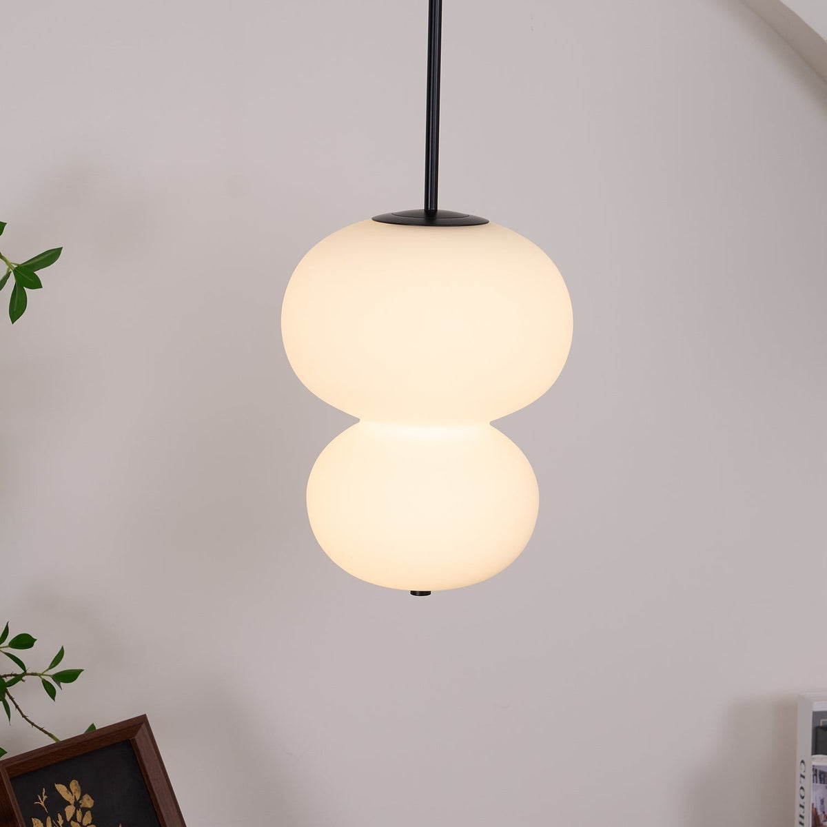Xalt lámpara colgante minimalista de vidrio