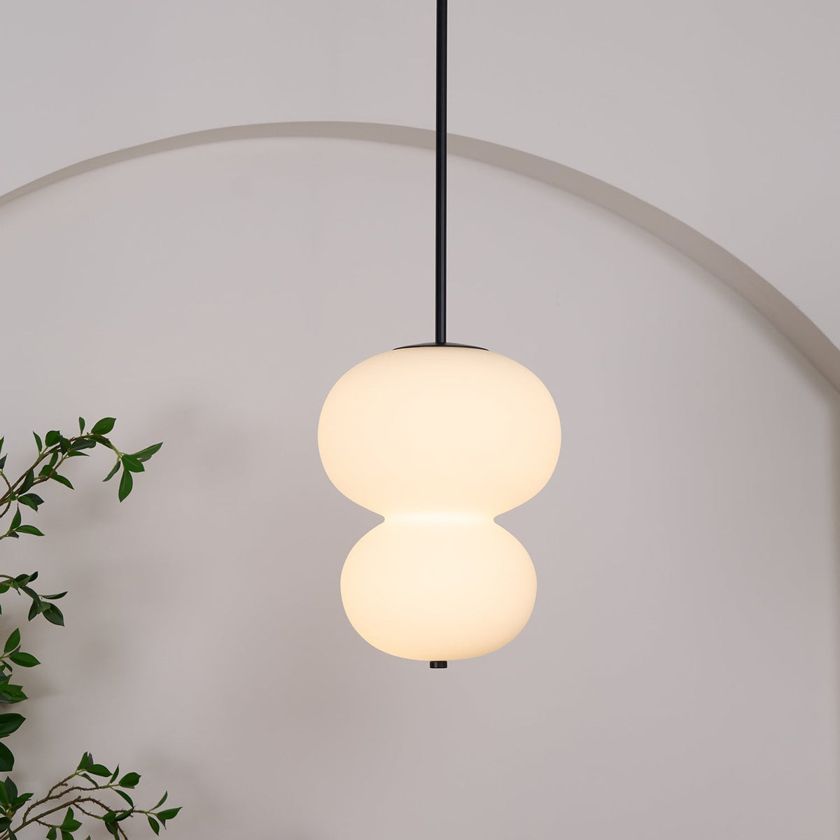 Xalt lámpara colgante minimalista de vidrio