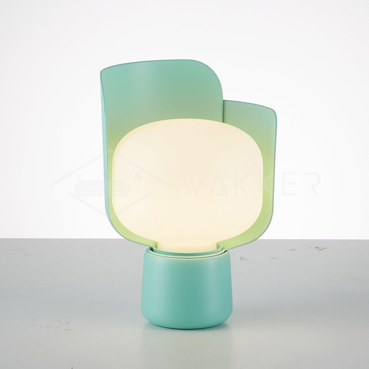 Zuri lámpara de mesa minimalista de plástico