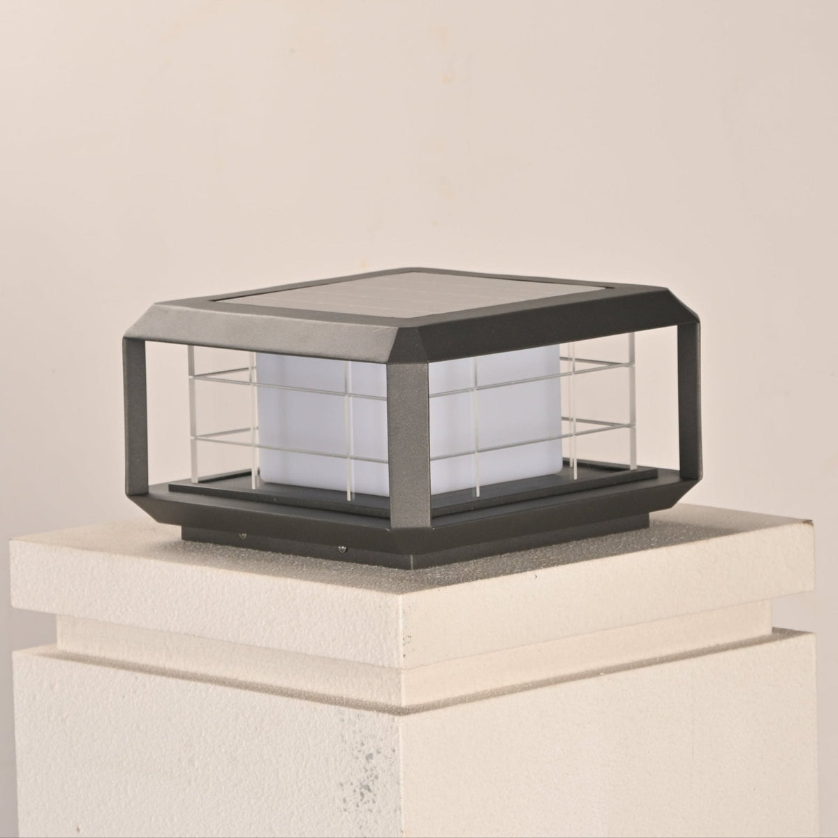 Grid Lámpara exterior farol solar