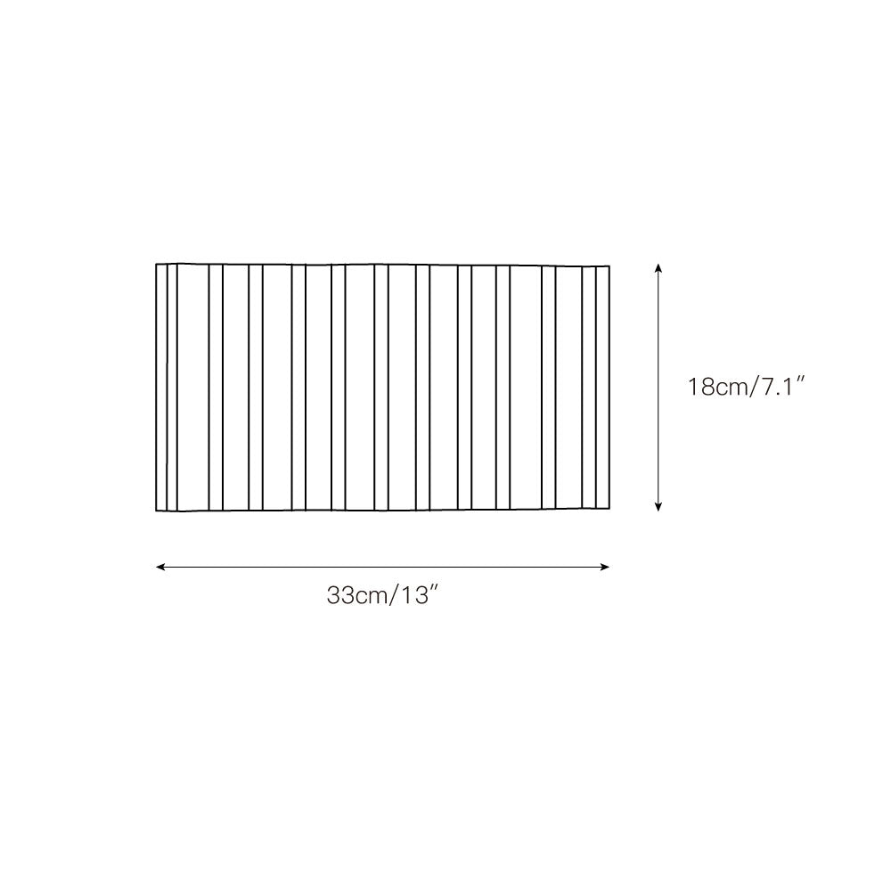 Ridge aplique de pared