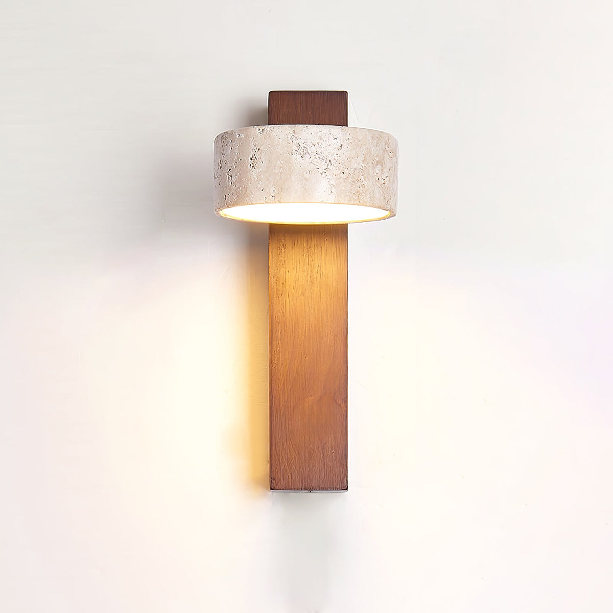 Tavalina aplique de pared Cylinder-Stack travertino