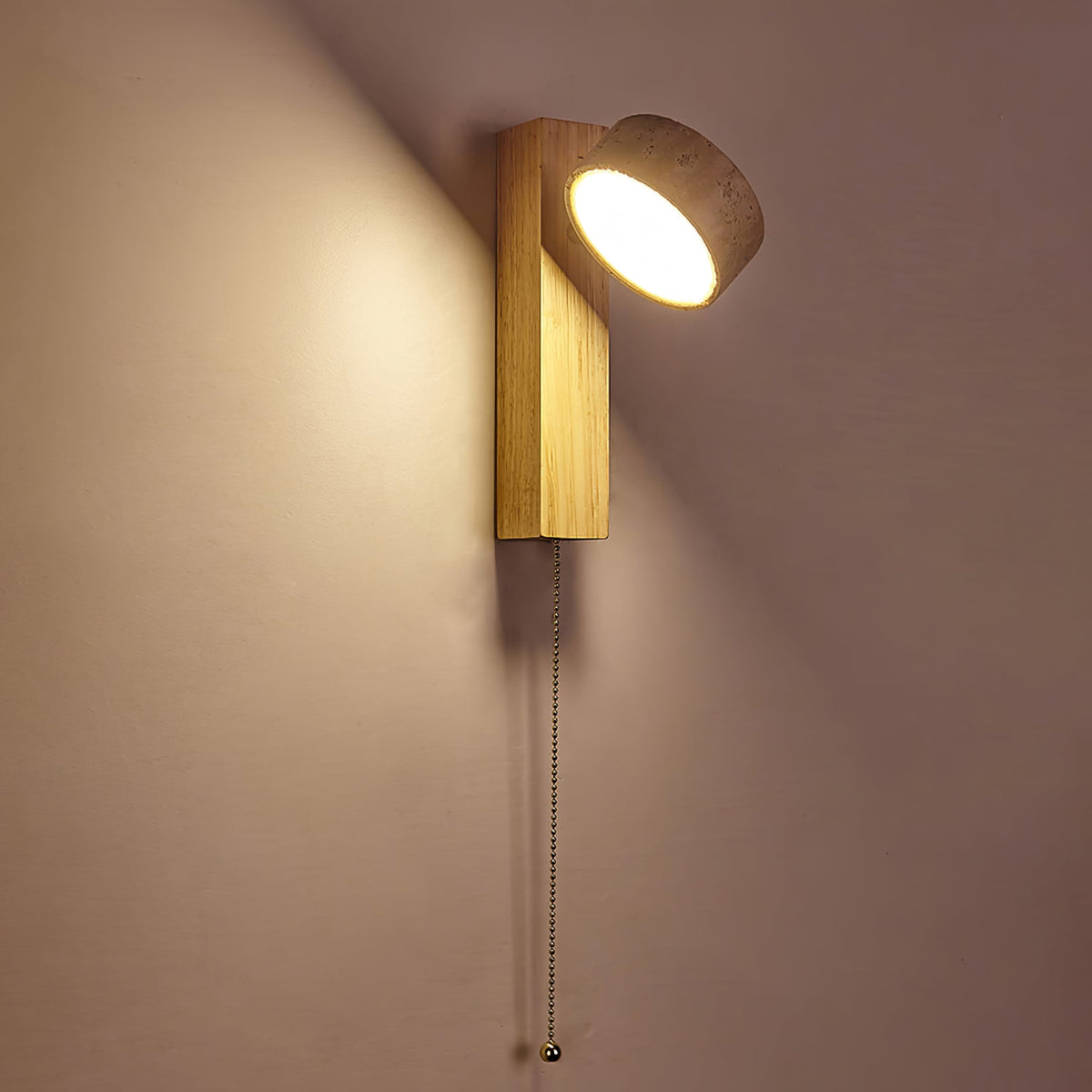 Tavalina aplique de pared Cylinder-Stack travertino