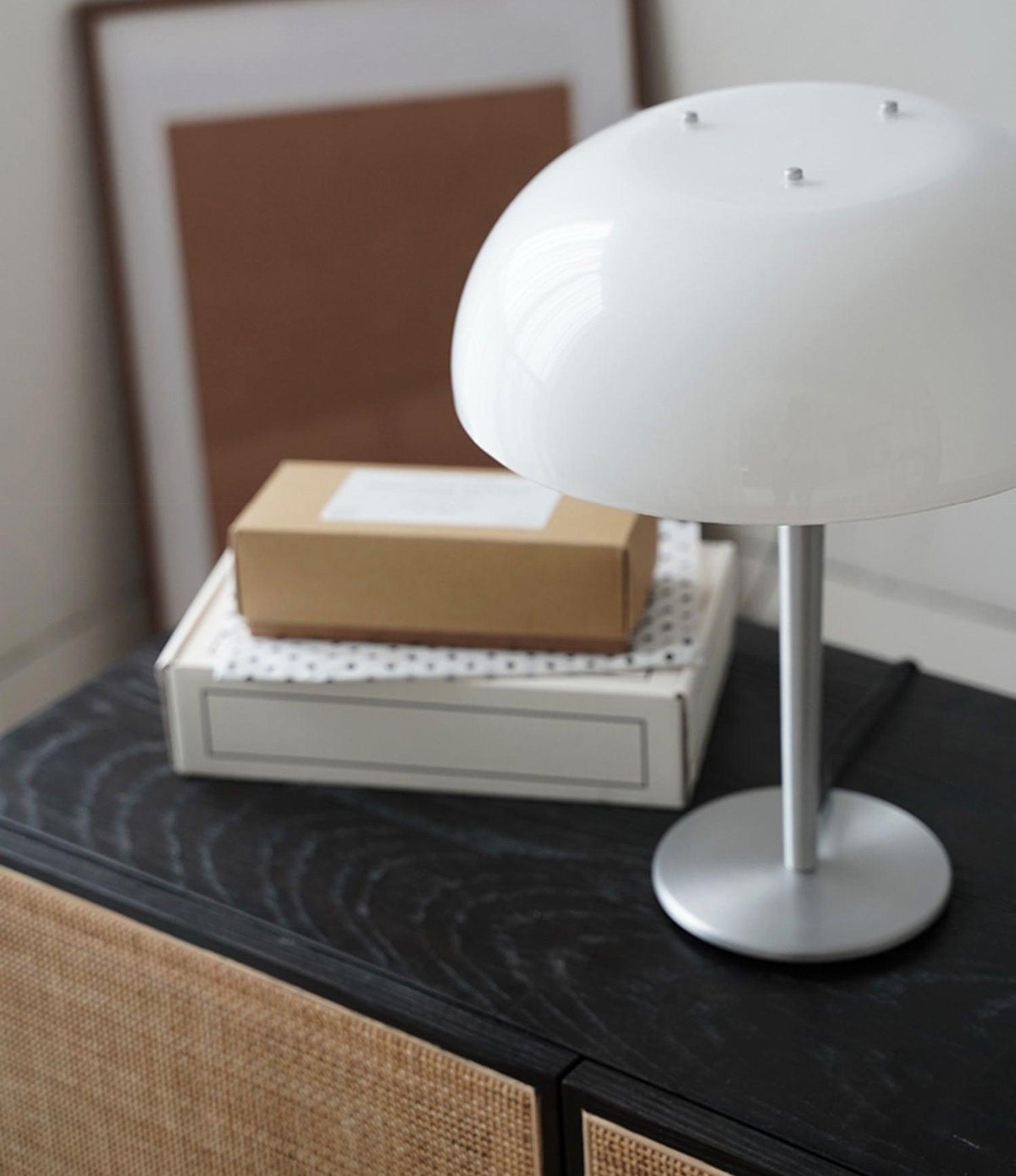 Nilten lámpara de mesa moderna de vidrio