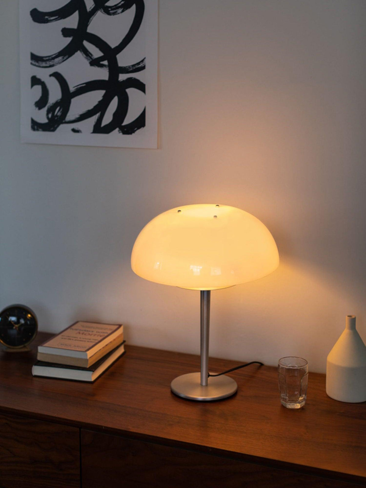 Nilten lámpara de mesa moderna de vidrio