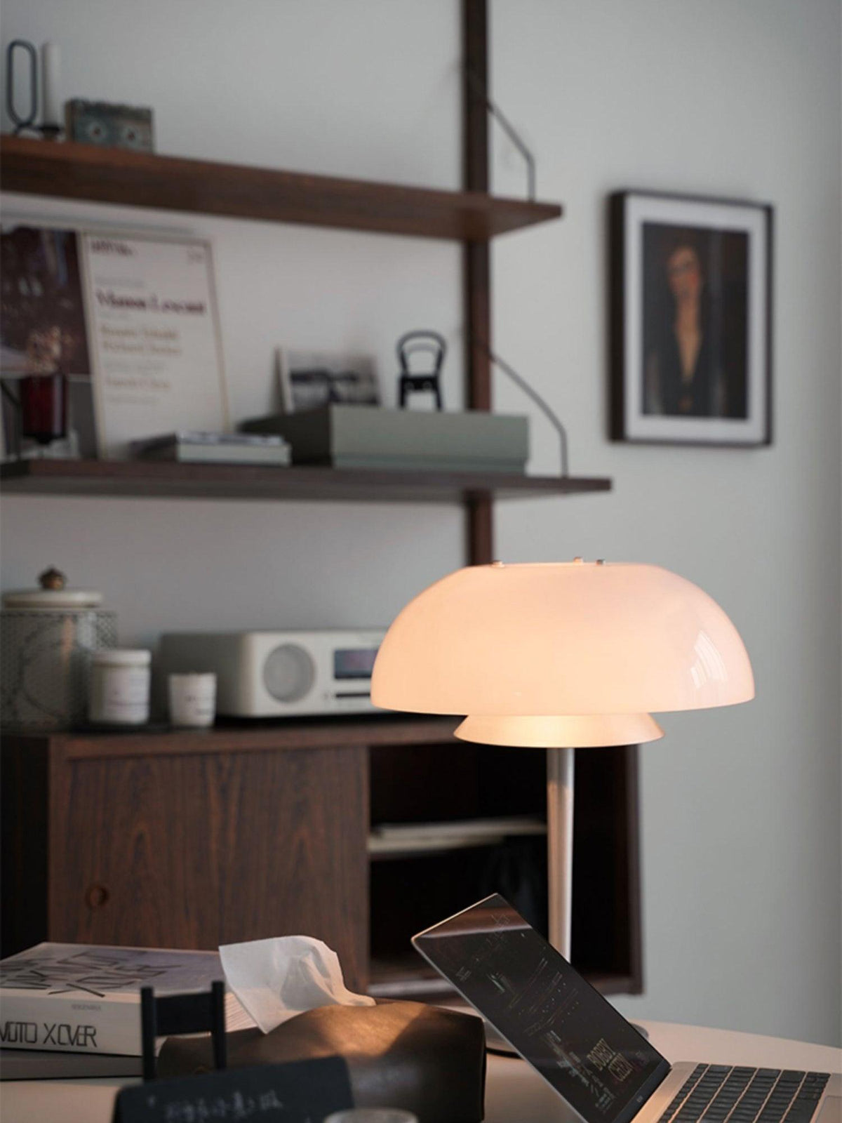 Nilten lámpara de mesa moderna de vidrio