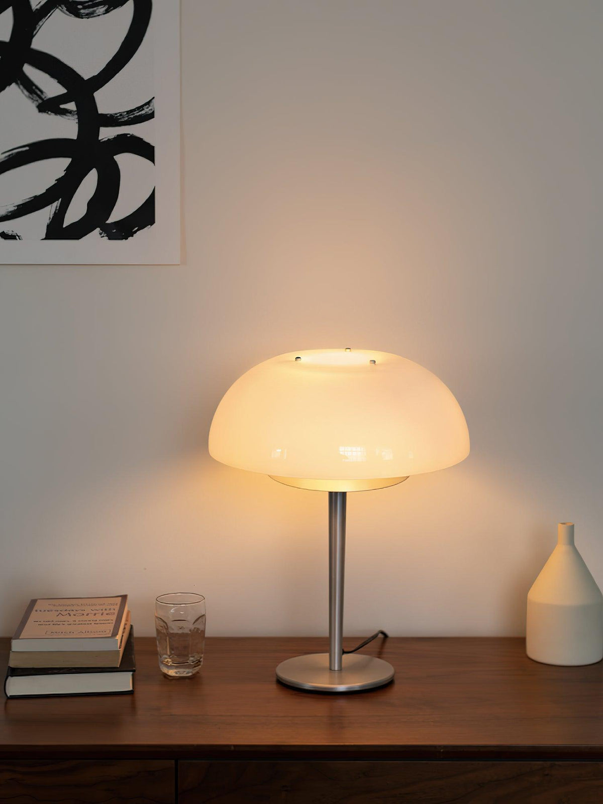 Nilten lámpara de mesa moderna de vidrio
