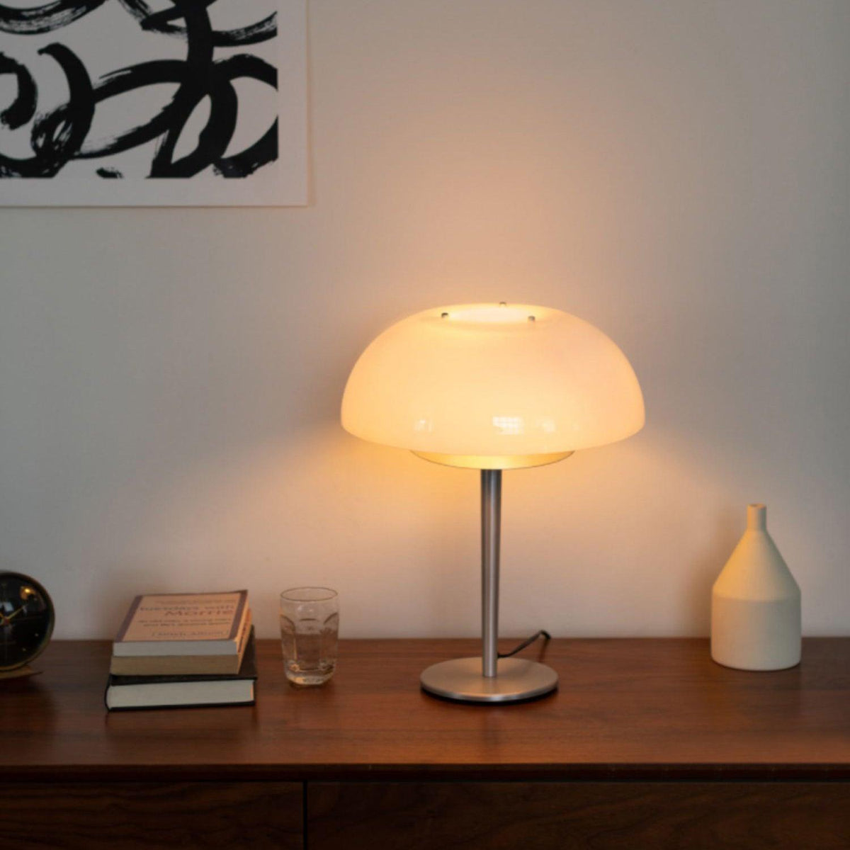 Nilten lámpara de mesa moderna de vidrio