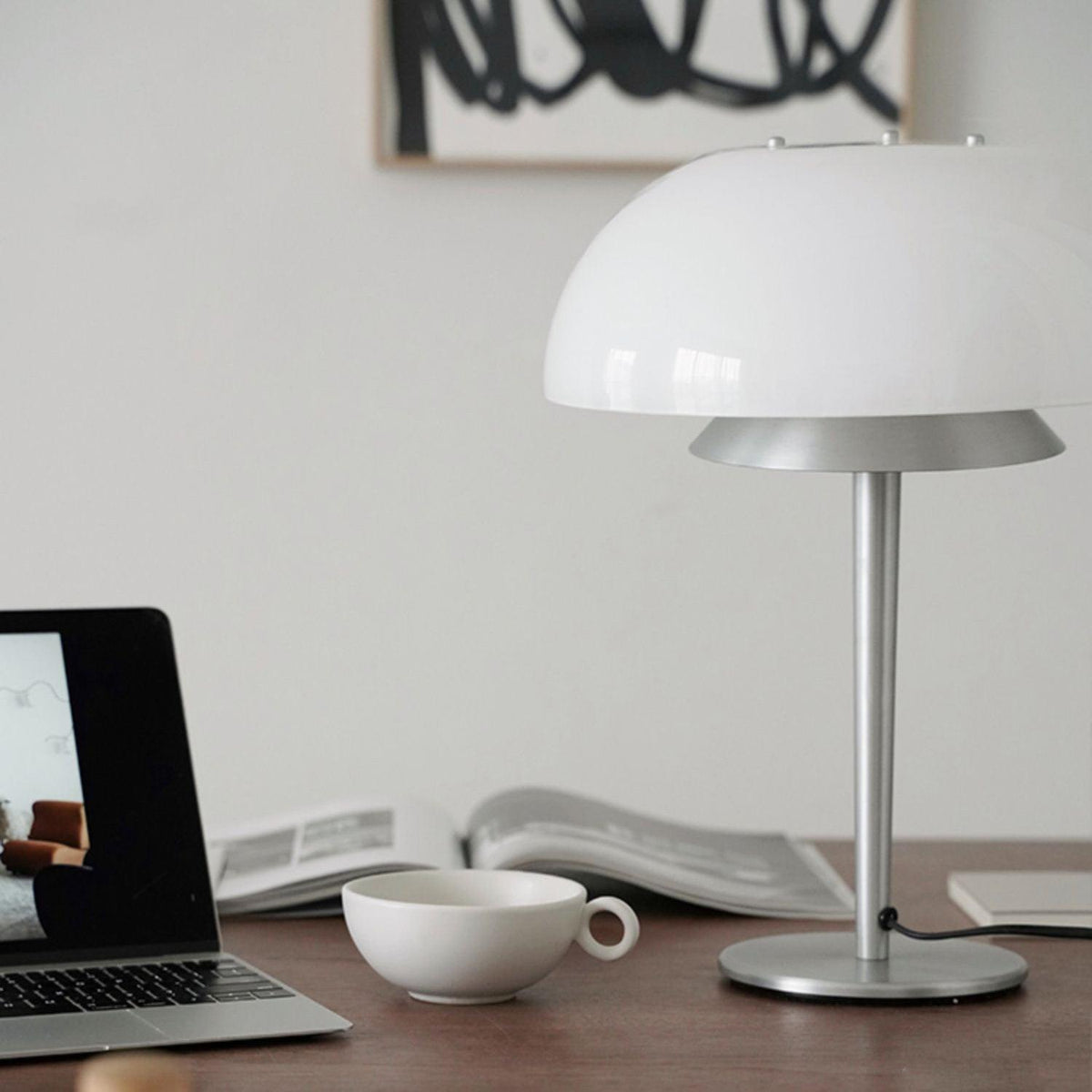Nilten lámpara de mesa moderna de vidrio