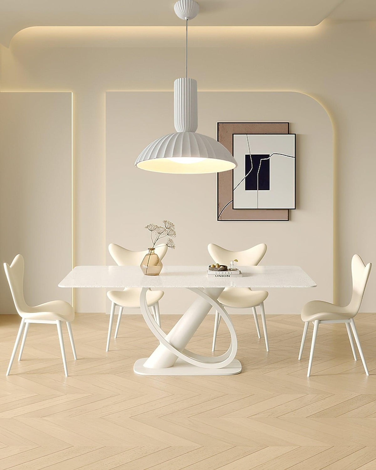 Tixu lámpara colgante de resina acogedora