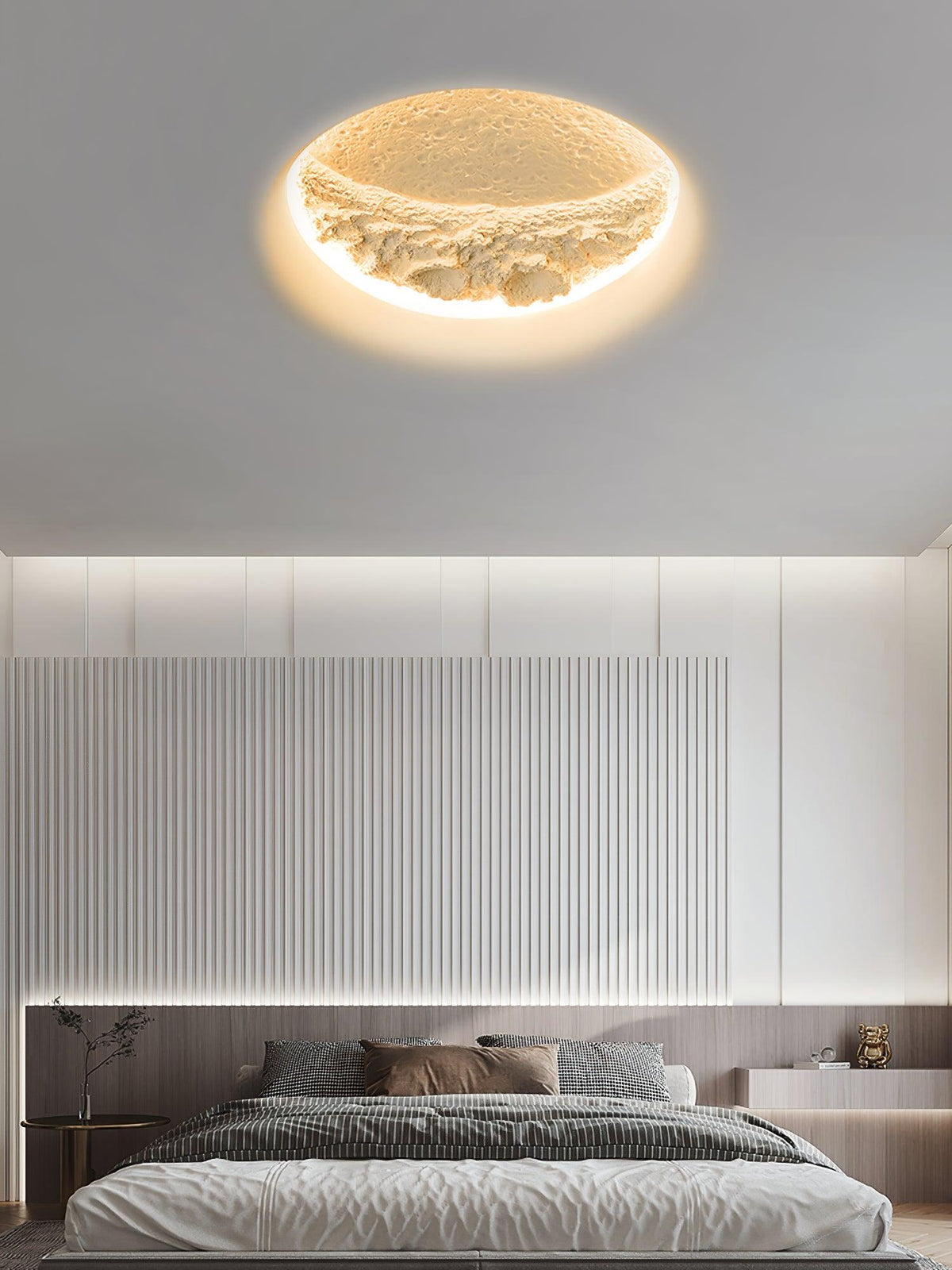 Elaisaine aplique de pared Gypsum Moon