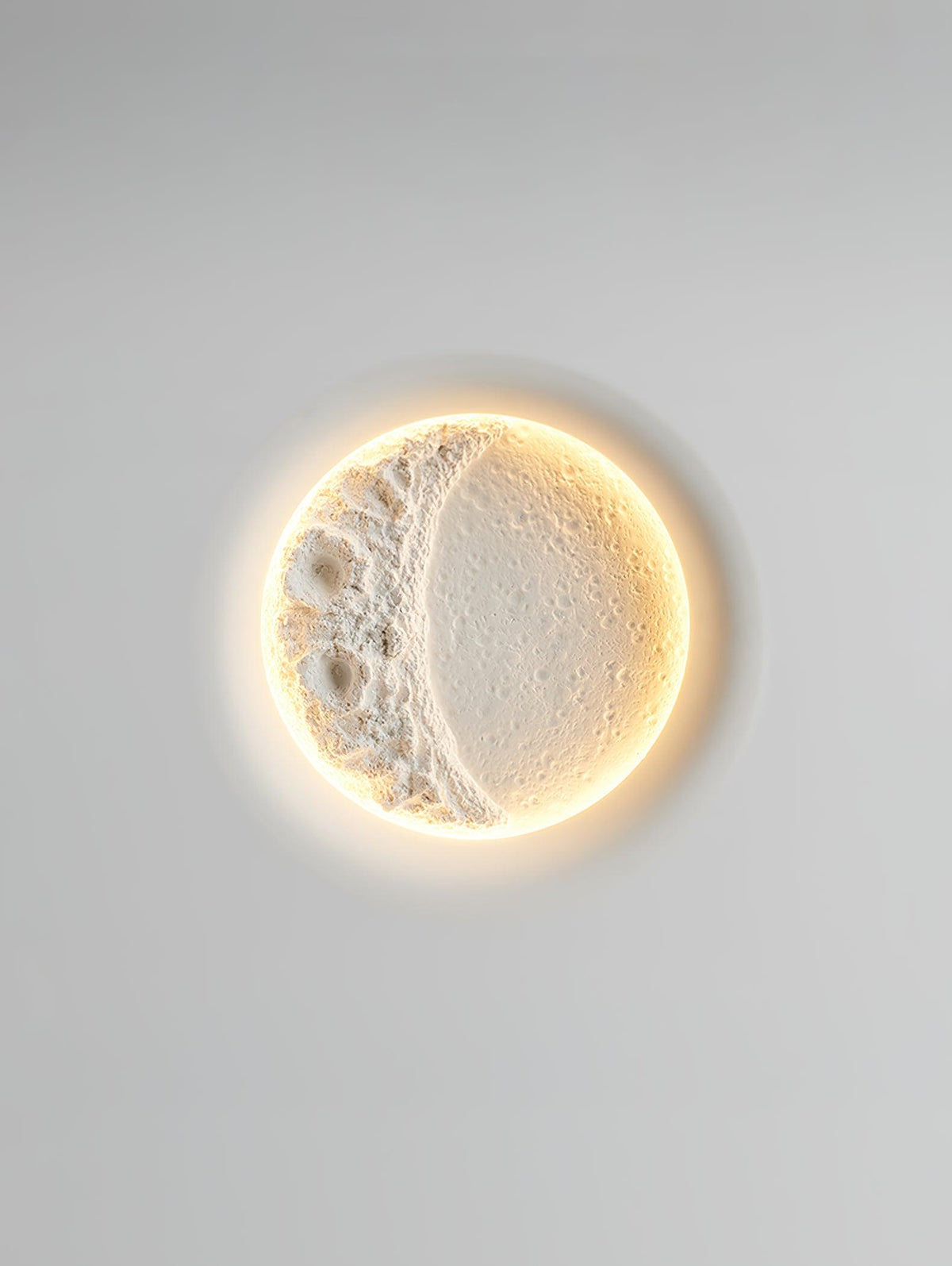 Elaisaine aplique de pared Gypsum Moon