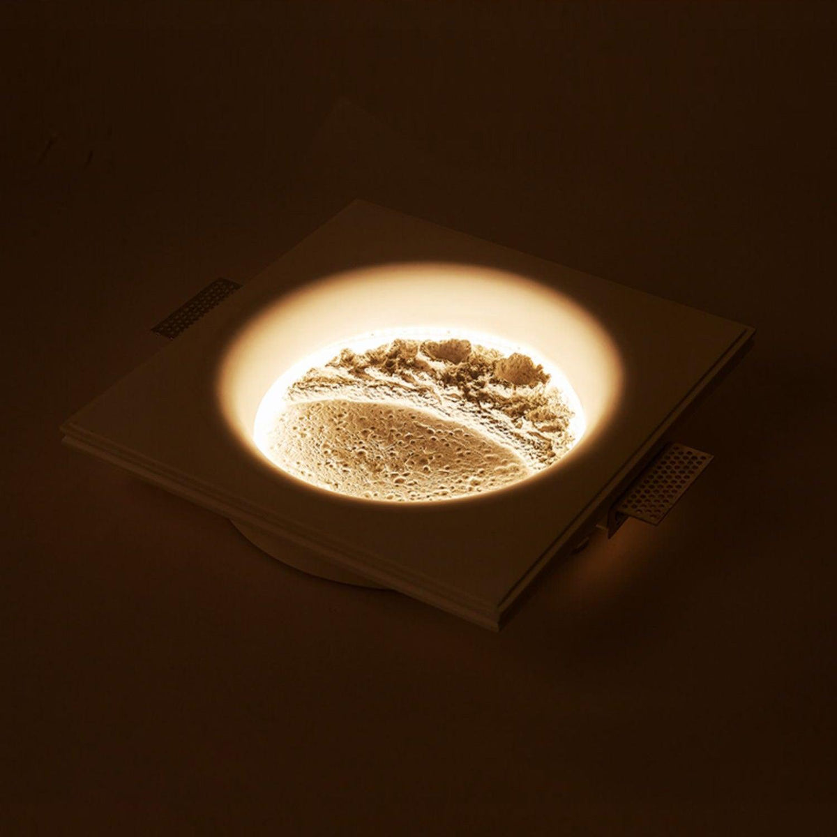 Elaisaine aplique de pared Gypsum Moon
