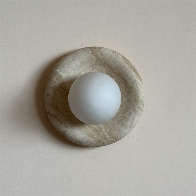 Orli Aplique de pared Travertino Minimalista