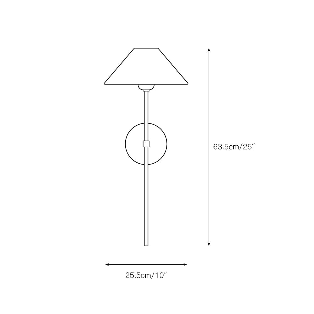 Orelisira aplique de pared
