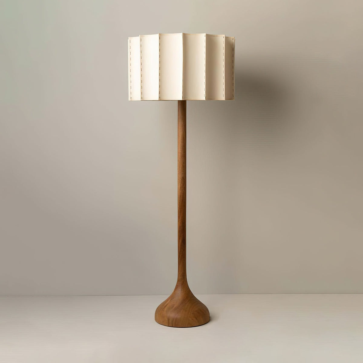 Bexi lámpara de pie minimalista de madera