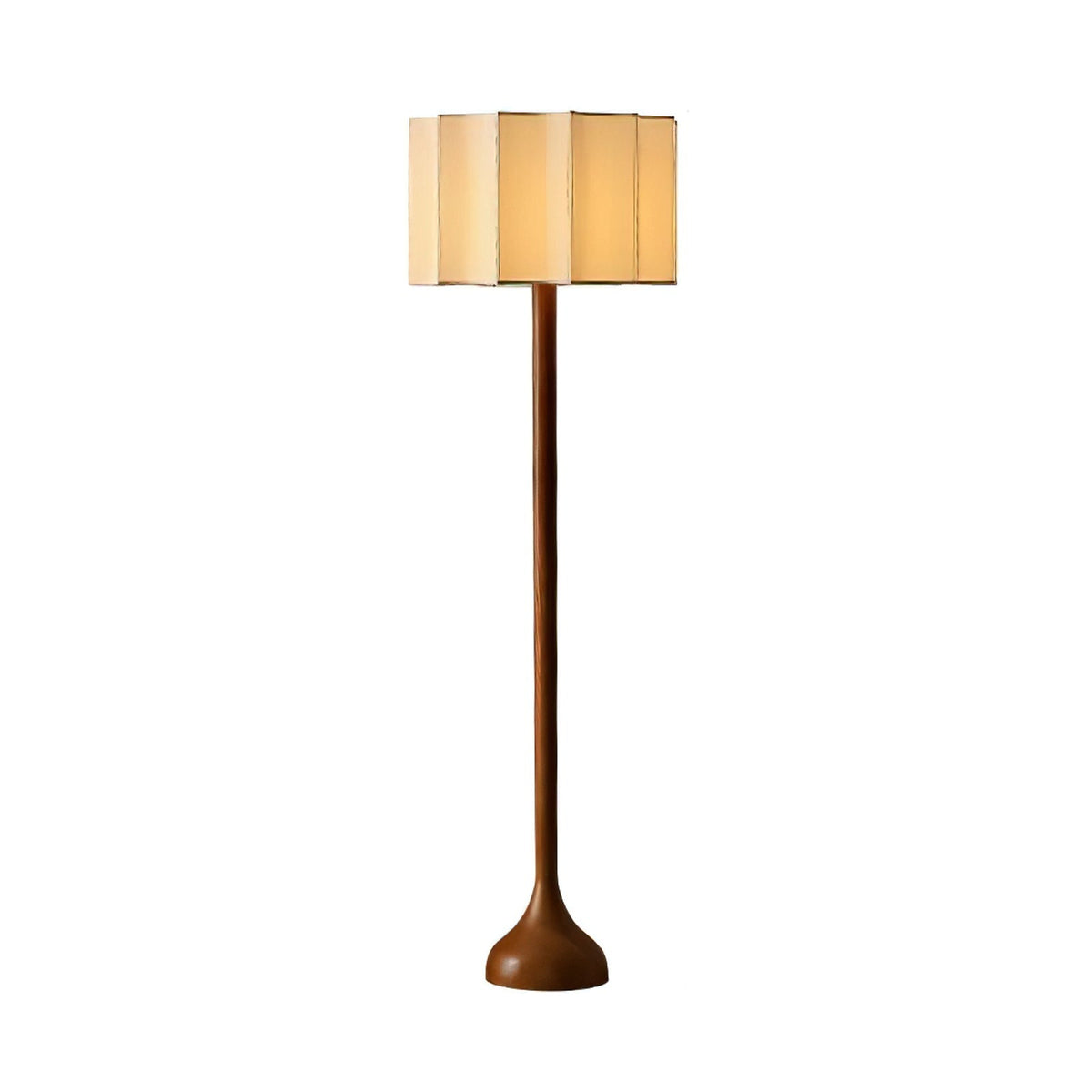 Bexi lámpara de pie minimalista de madera