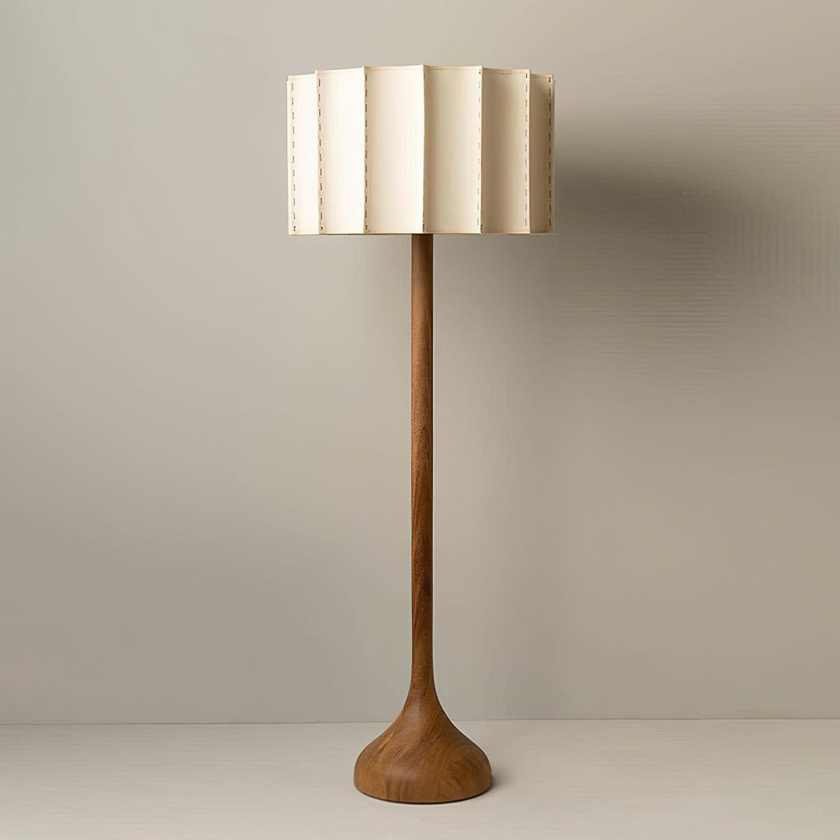 Bexi lámpara de pie minimalista de madera