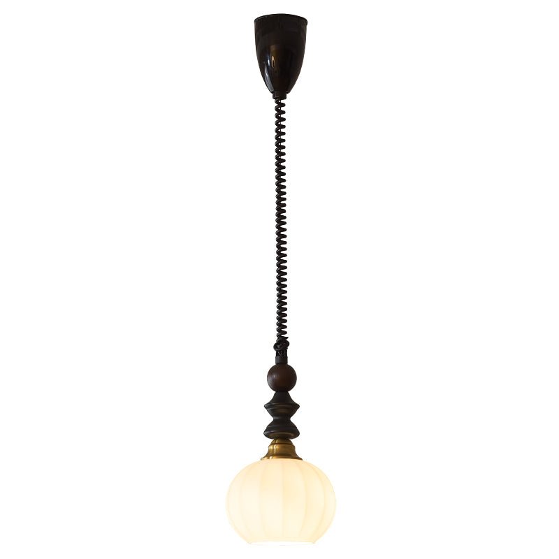 Halcyon lámpara colgante moderna minimalista de madera con arco