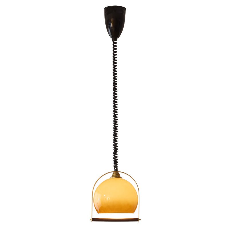 Halcyon lámpara colgante moderna minimalista de madera con arco