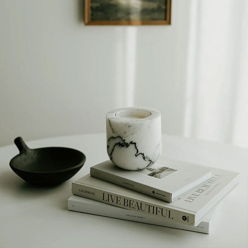 Halo Stillness Soporte para velas