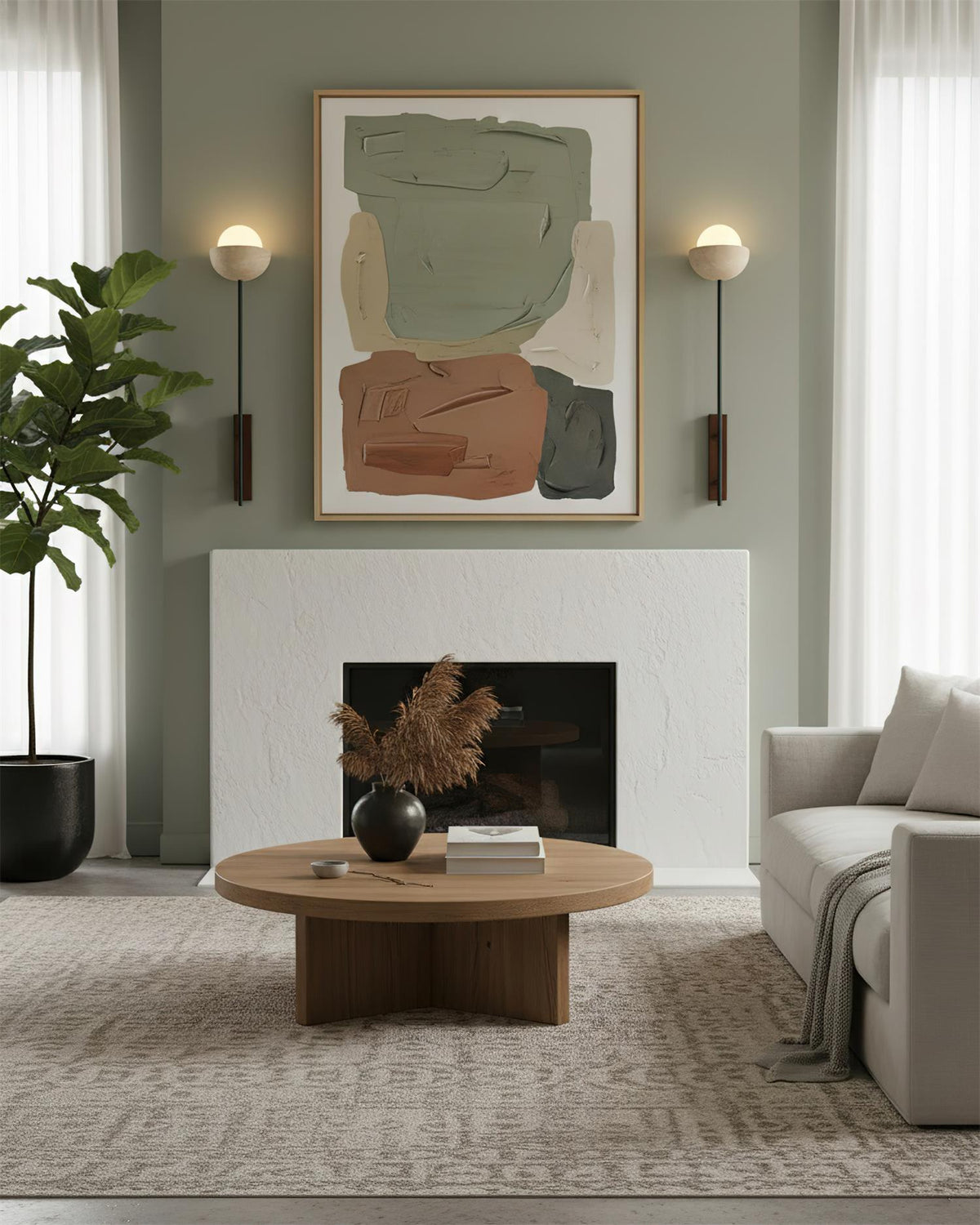 Evarin aplique de pared