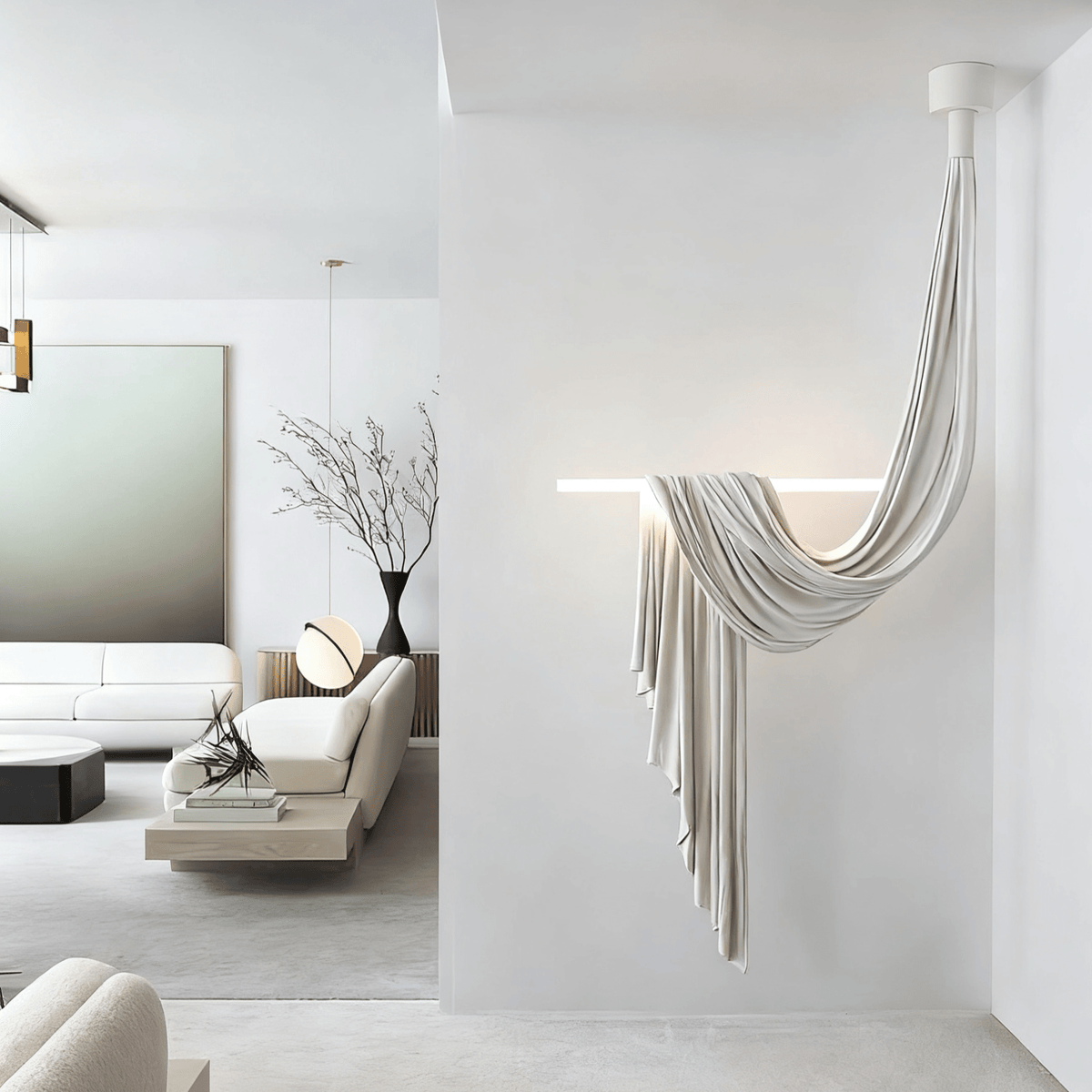 Serelia Drape Hammock lámpara colgante