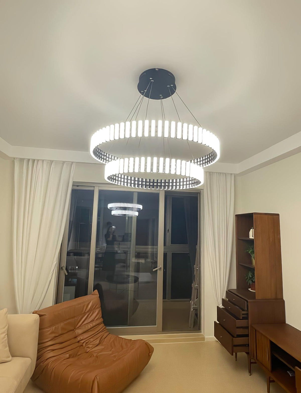 Rivo lámpara de araña Stylis con LED