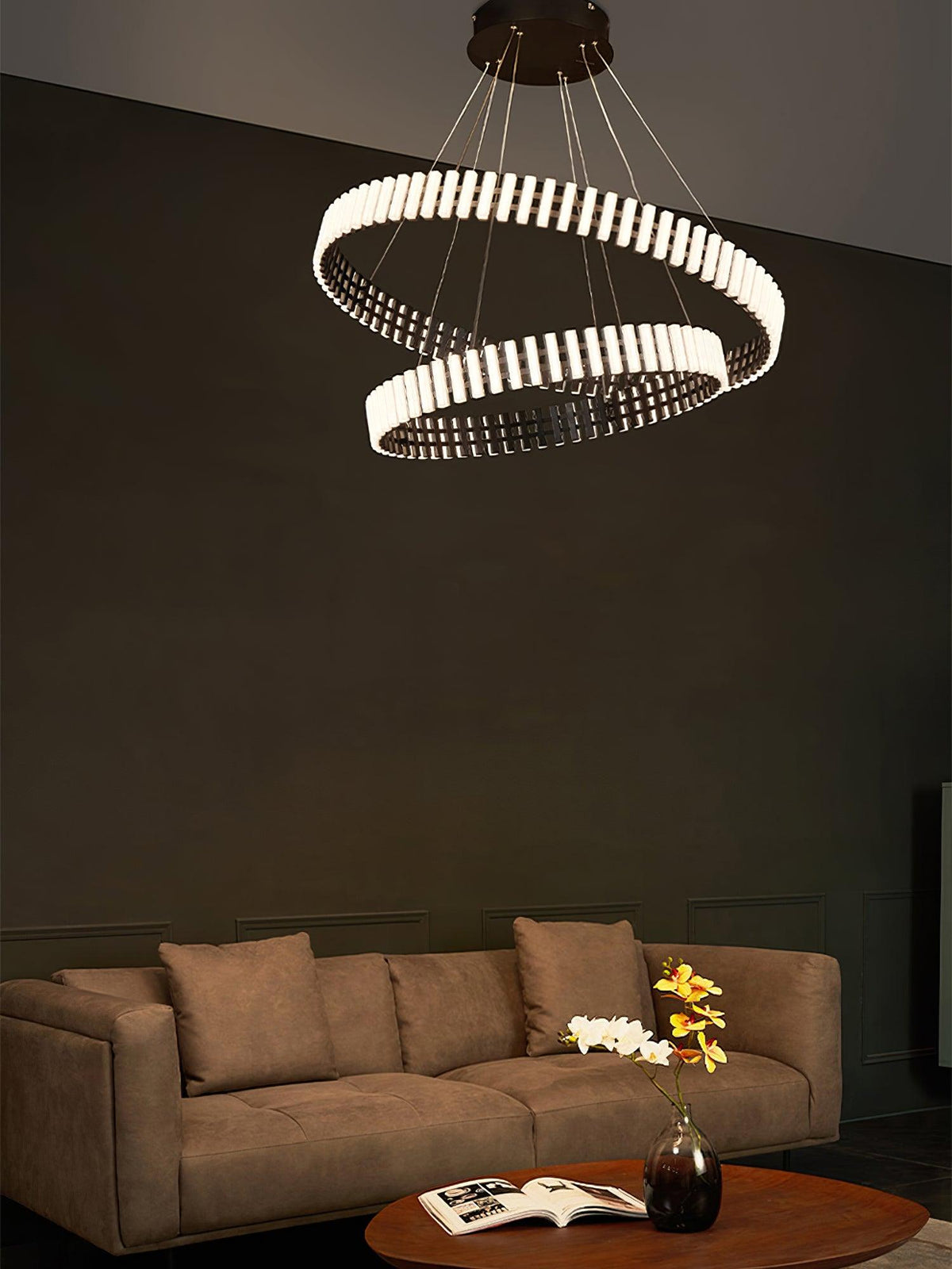 Rivo lámpara de araña Stylis con LED
