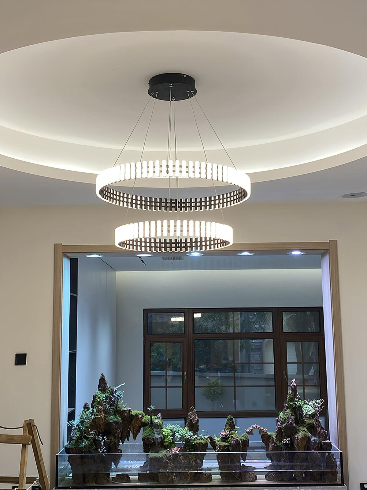 Rivo lámpara de araña Stylis con LED