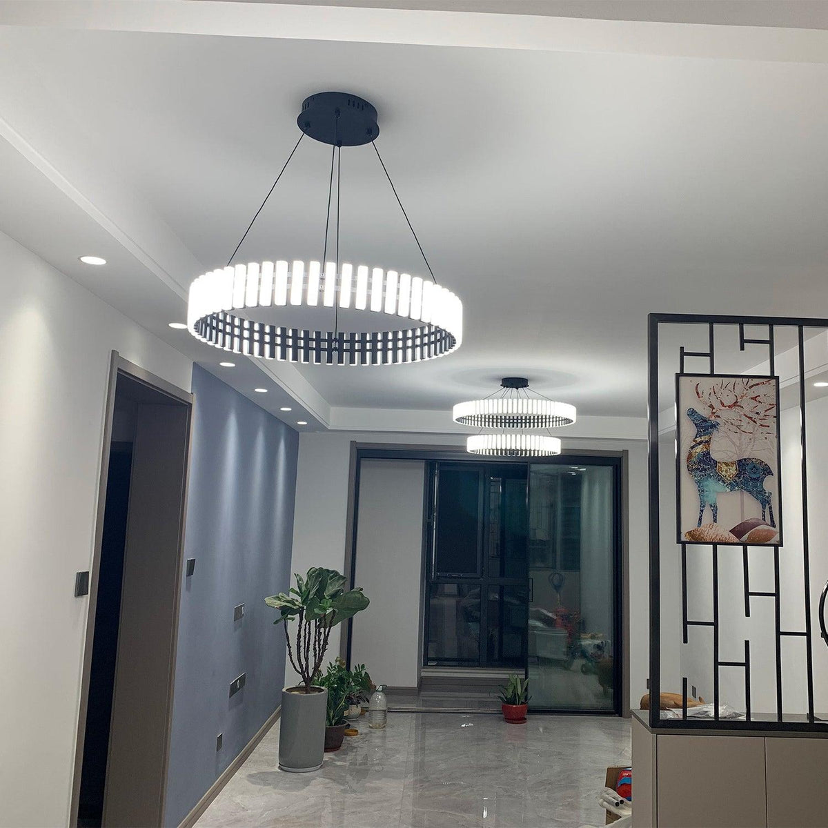 Rivo lámpara de araña Stylis con LED