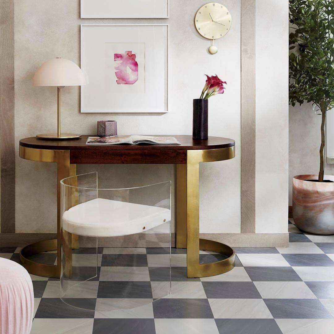 Brioth lámpara de mesa de acrílico escandinava