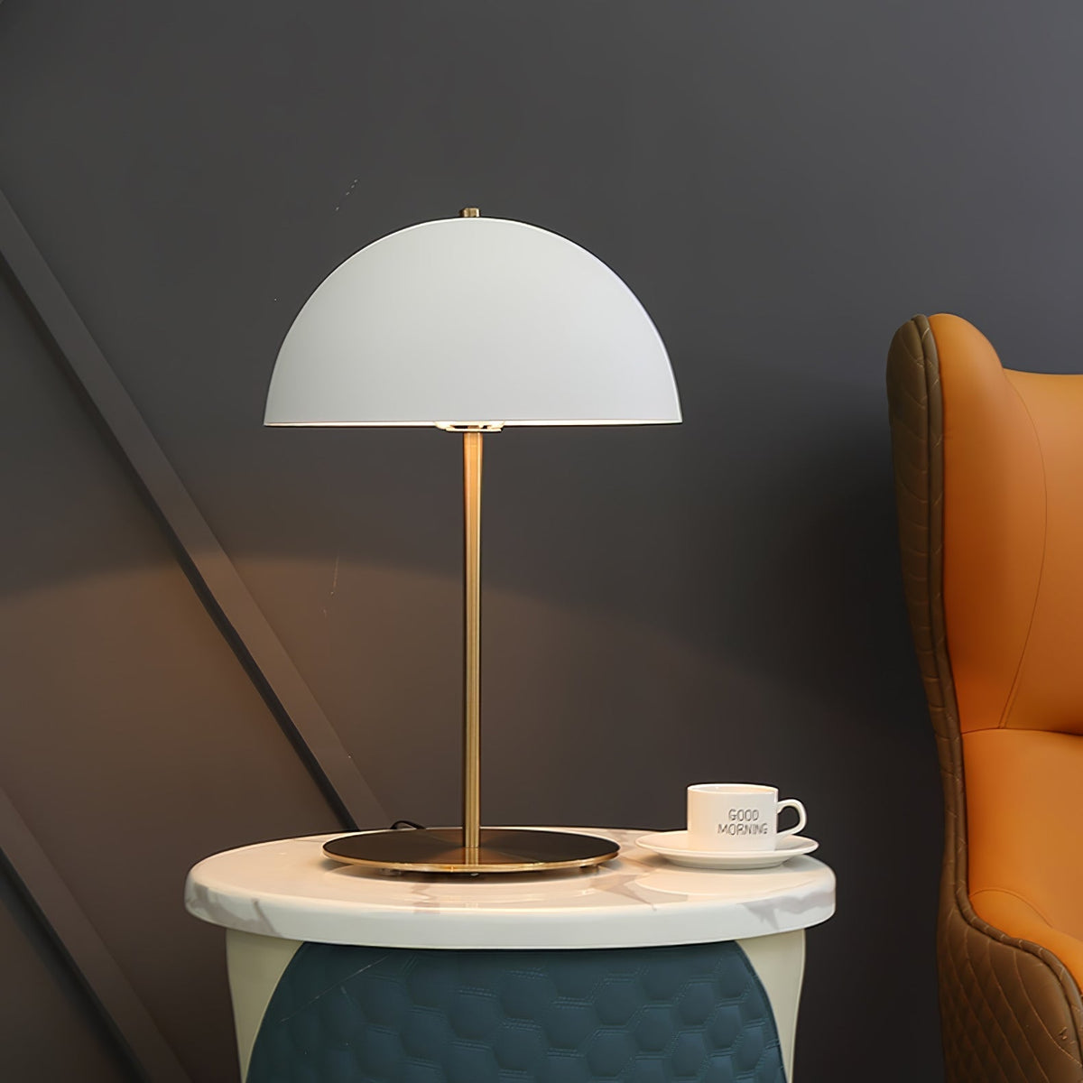 Brioth lámpara de mesa de acrílico escandinava
