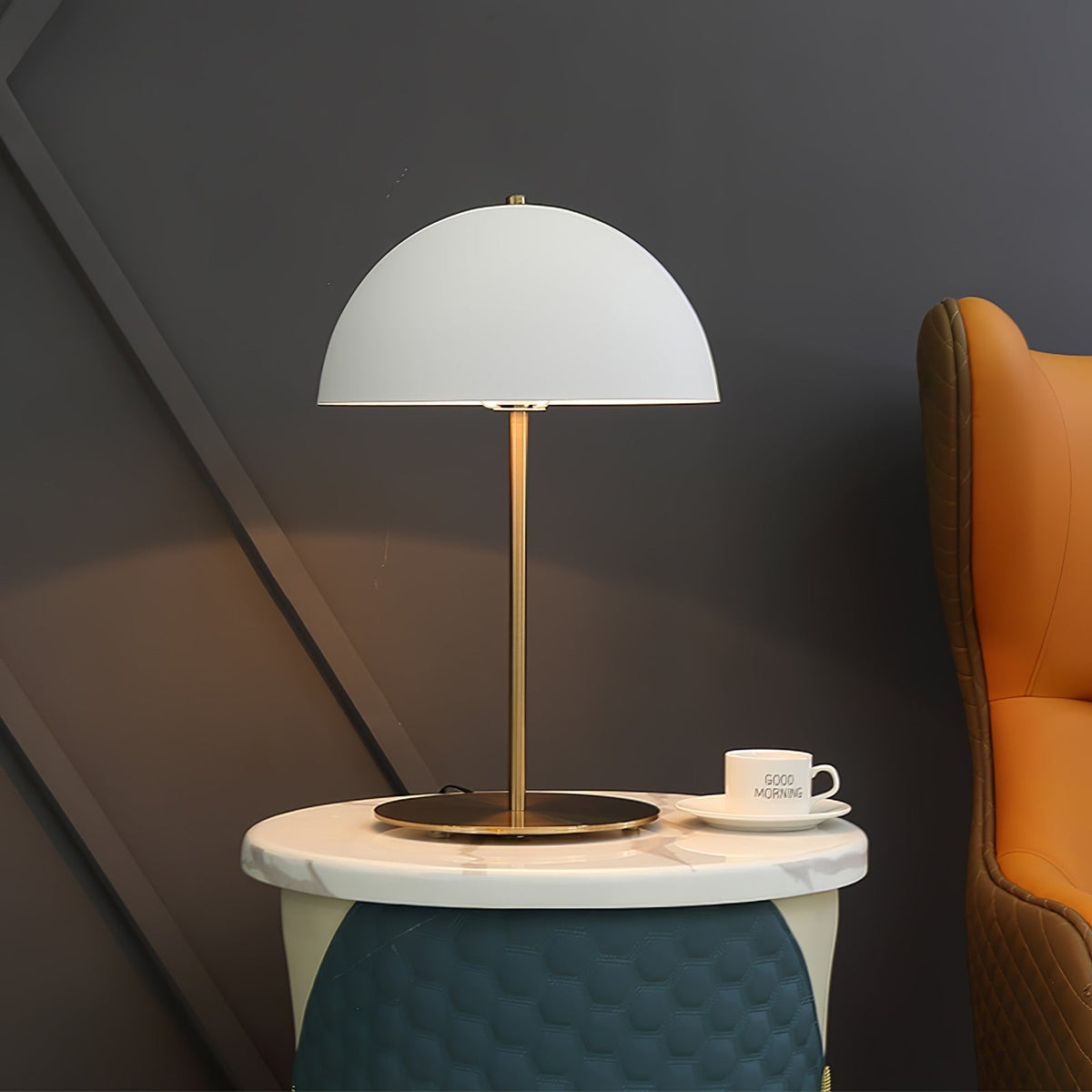 Brioth lámpara de mesa de acrílico escandinava