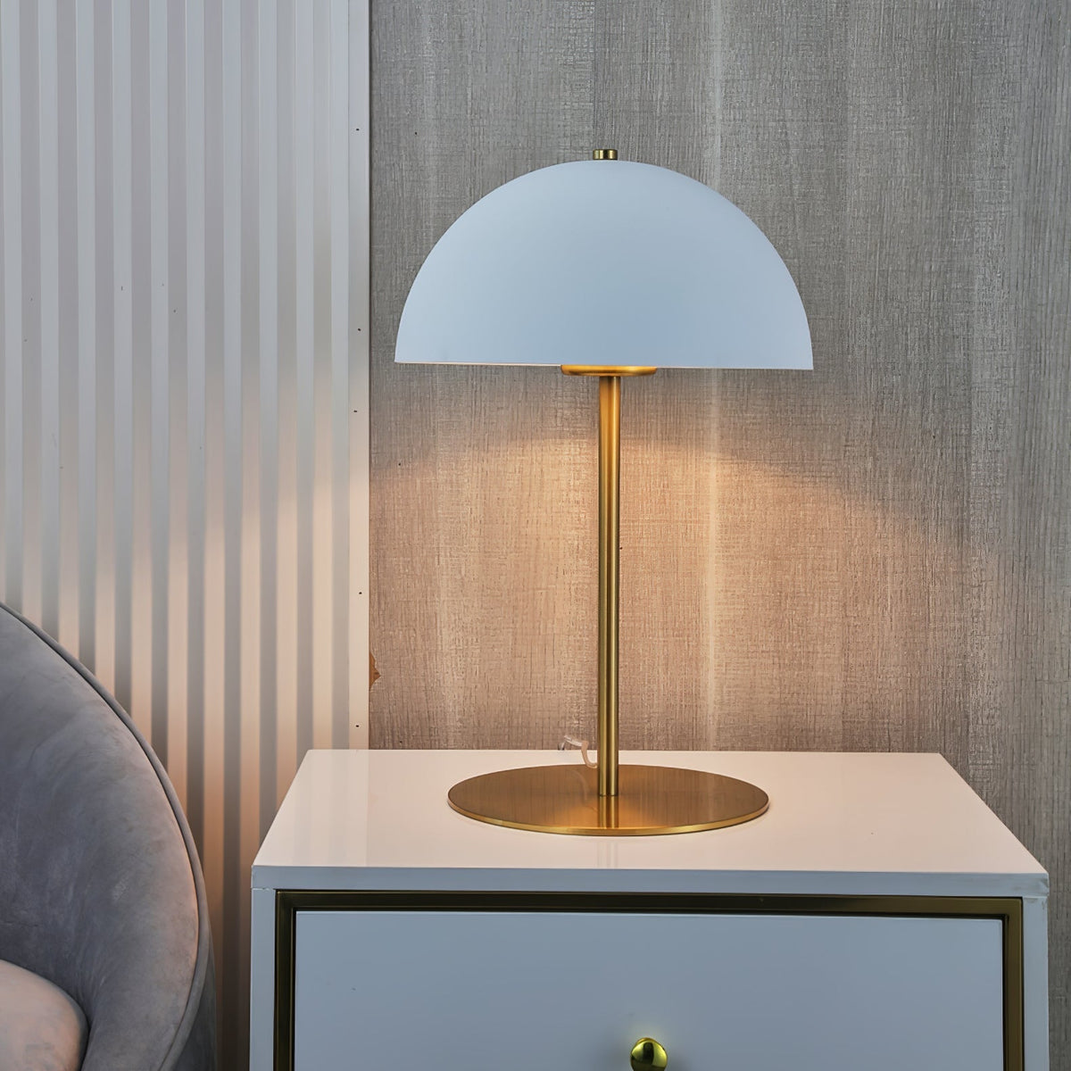 Brioth lámpara de mesa de acrílico escandinava