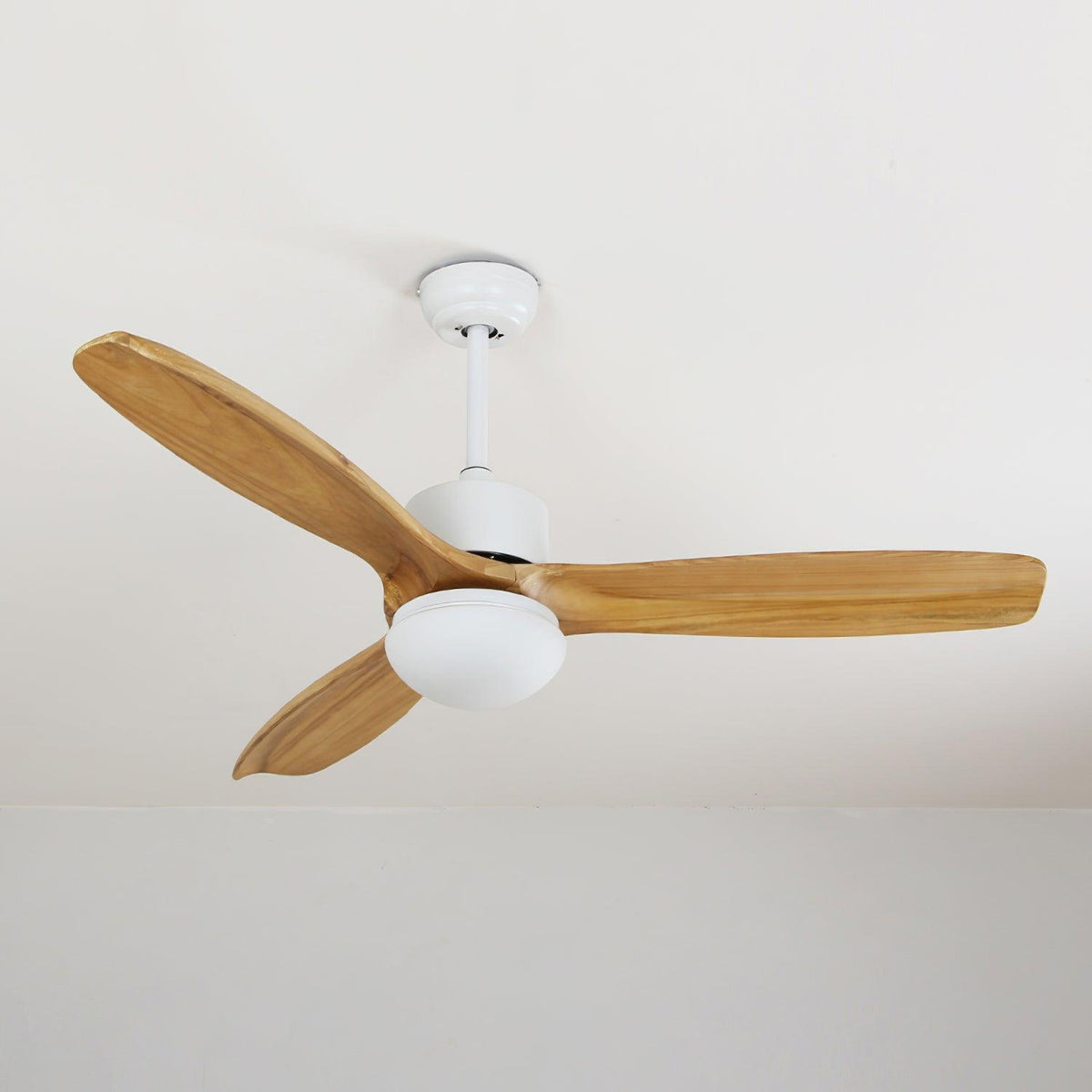 Norirora ventilador de techo con luz elegancia Natural