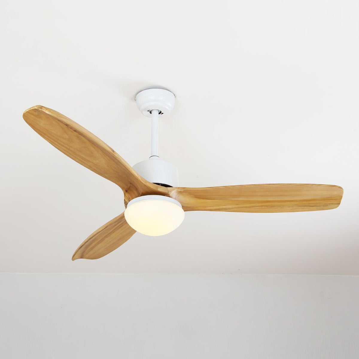 Norirora ventilador de techo con luz elegancia Natural