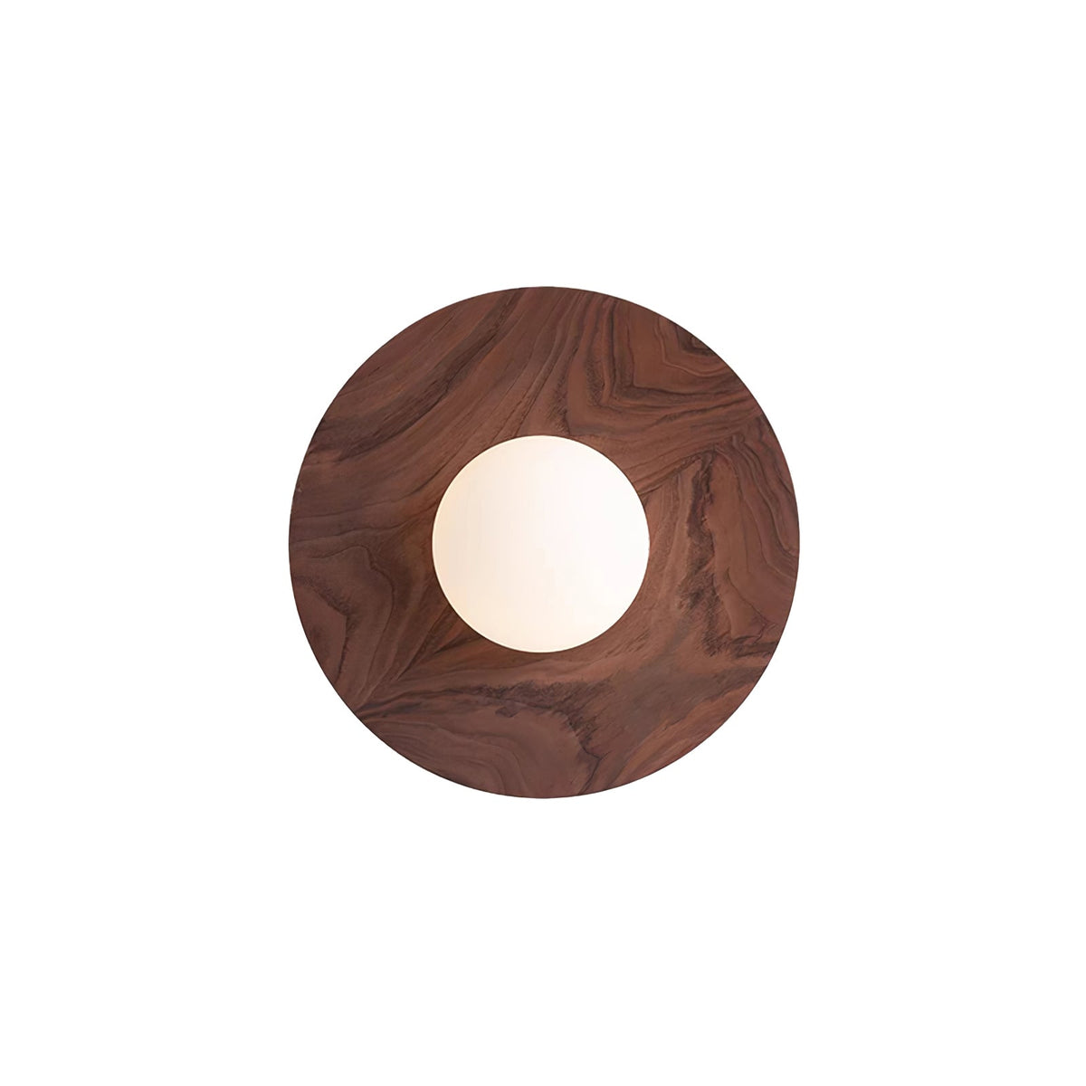 Eloza aplique de pared moderno minimalista de madera y vidrio