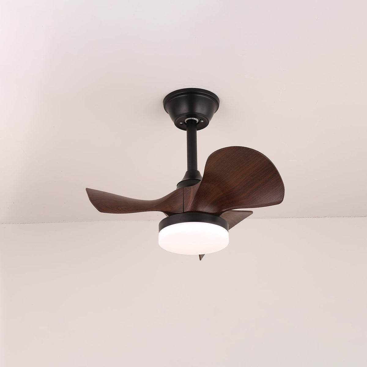 Neriah ventilador de techo con luz moderno de madera
