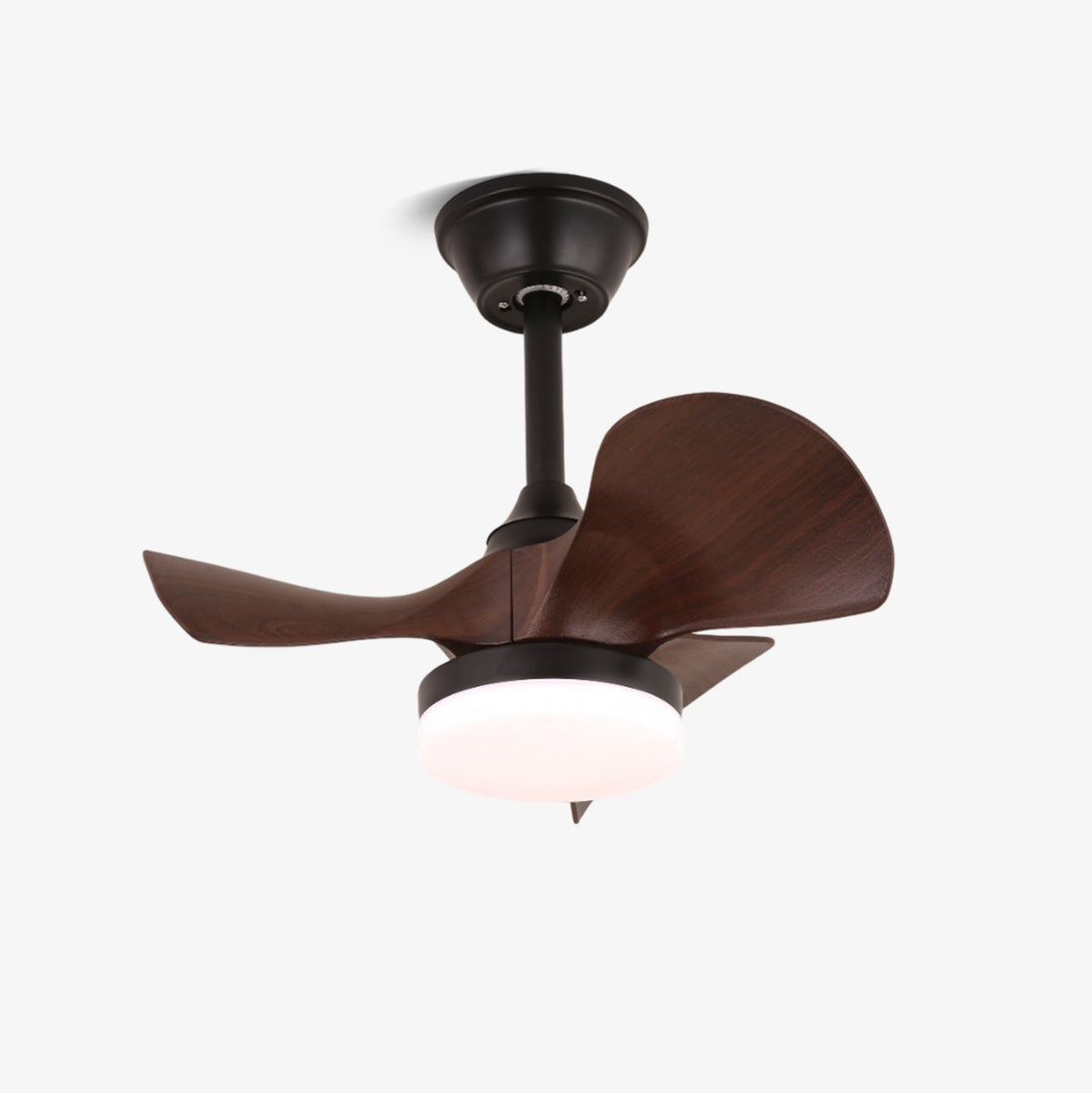 Neriah ventilador de techo con luz moderno de madera