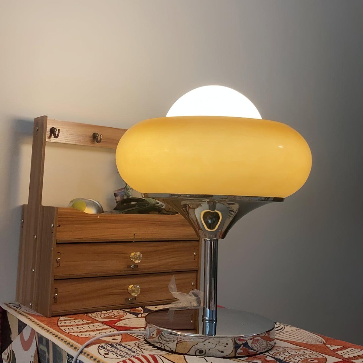 Solise lámpara de mesa de vidrio