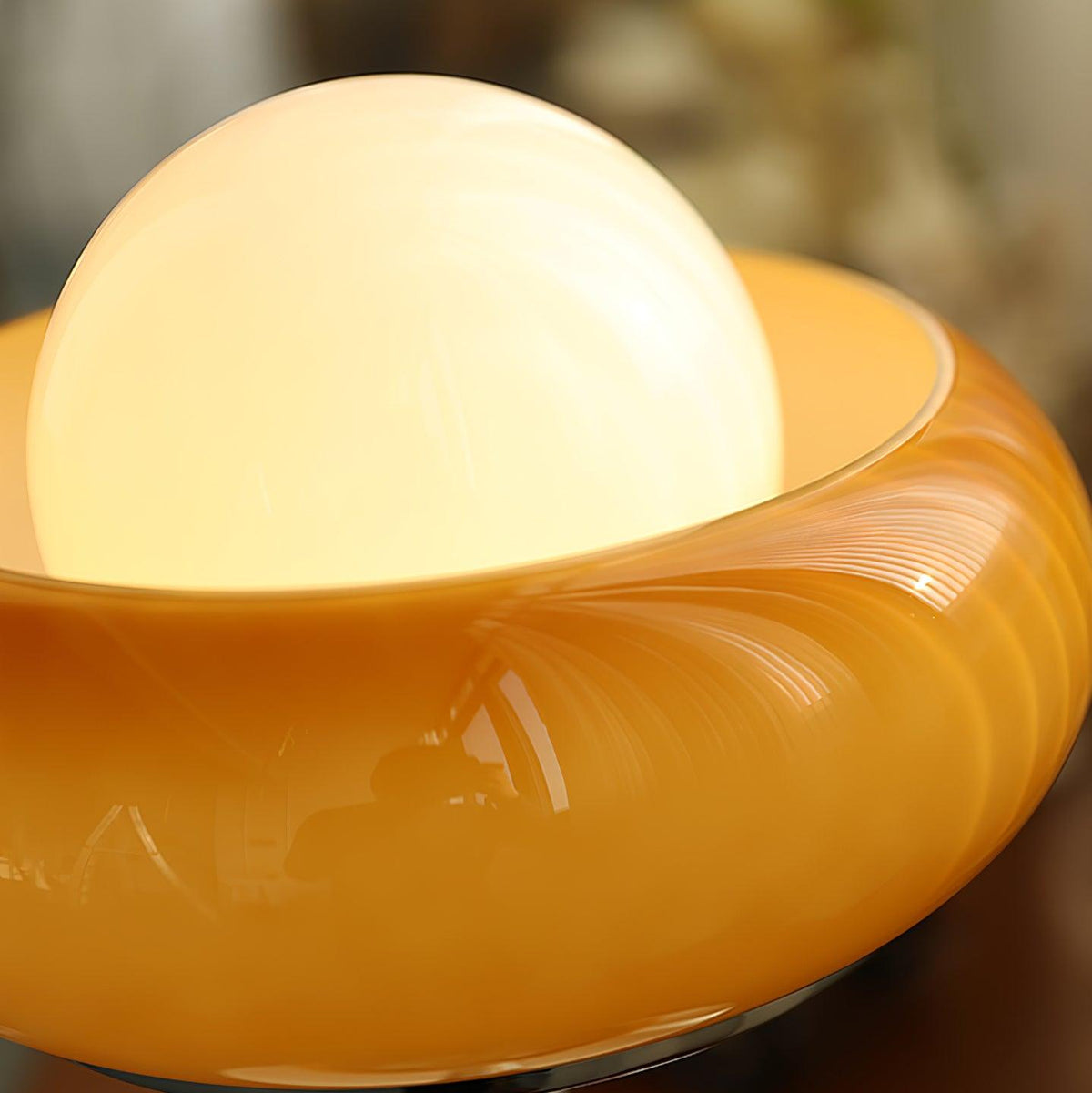 Solise lámpara de mesa de vidrio