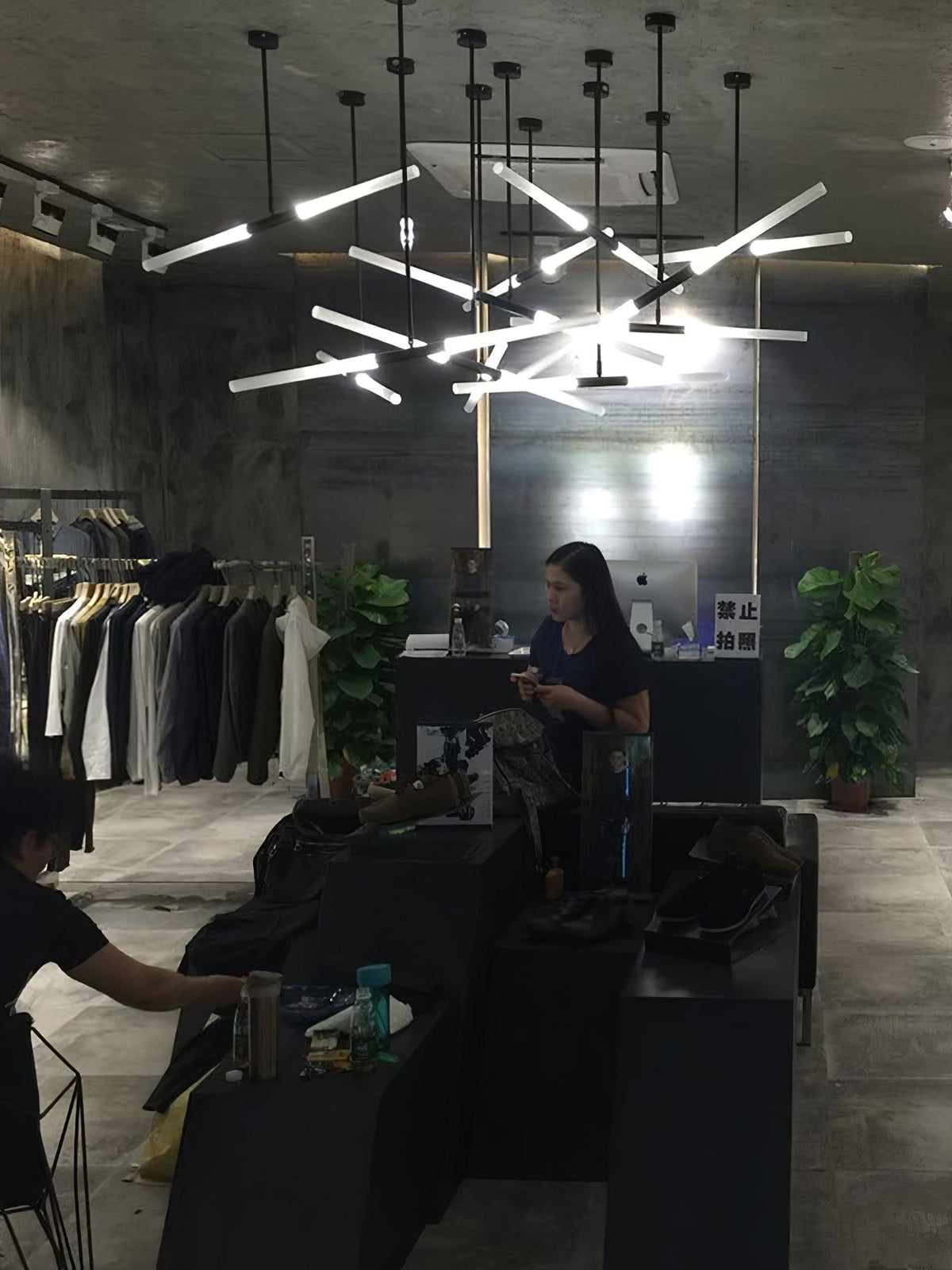 Mabel lámpara colgante lineal moderna