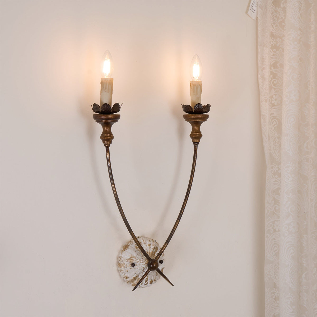 Rinirise aplique de pared de madera
